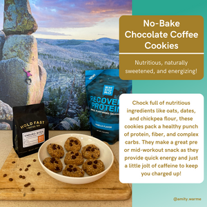 No-Bake, Gluten and Dairy-Free Chocolate Coffee Cookies from Amity Warme