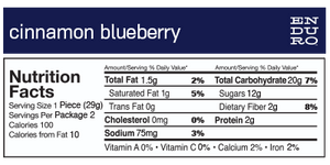Enduro Bites Cinnamon Blueberry Subscription - Enduro Bites Sports Nutrition